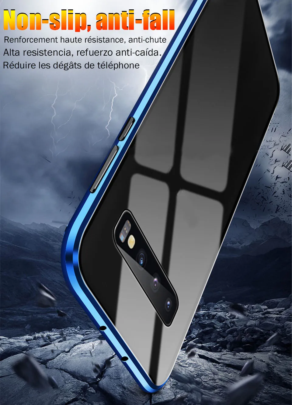 Металлический чехол для Samsung Galaxy S10 S10e Plus|Бамперы| |