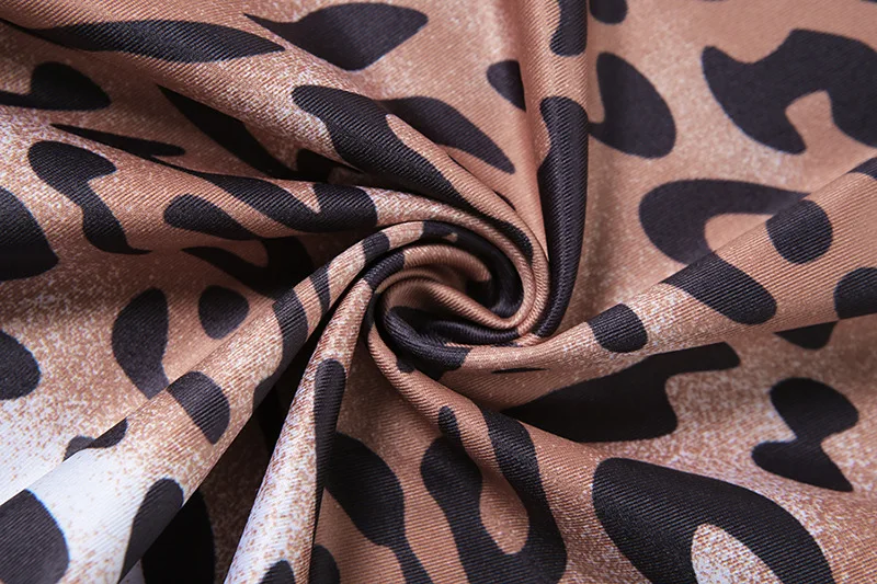 

Summer Leopard Print Sleeveless V-neck Maxi Dresses For Women Fashion Streetwear Party Outfits Seaside Vacation Casual Dress