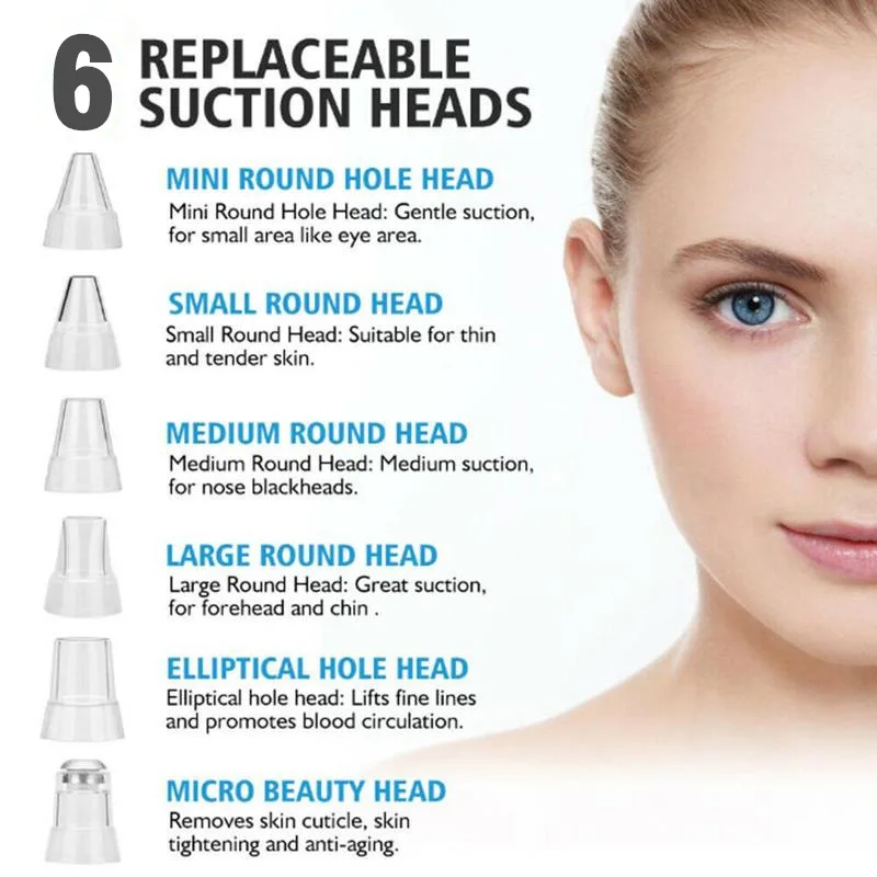 

Blackhead Remover Acne Point Noir Black Head Remover Pimples Removal Aspirateur Skin Pore Cleaner Black Dot Beauty Clean Tool