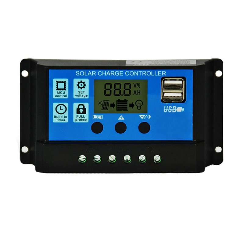 

Solar Controller 12v24v Automatic Universal 30A Module-Photovoltaic Charging System Street Lamp Household