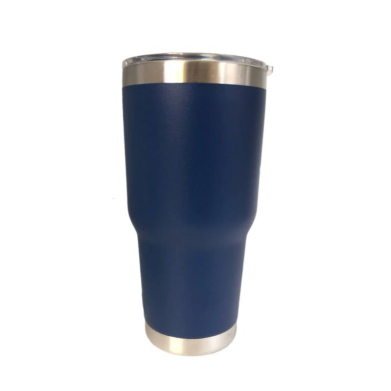 30 oz dark blue Персонализированная отделка любые логотипы имя подарок на день рождения тумблер дорожная кружка бутылка для воды Термос кофейные кружки - Цвет: 30 oz dark blue