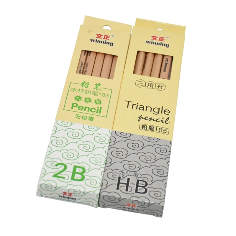 12 карандашей/коробка качественный деревянный персональный карандаш с ластиком