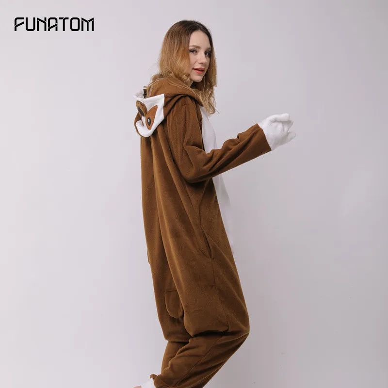 Женские пижамные комплекты Ленивец фланелевые пижам с милыми животными женская