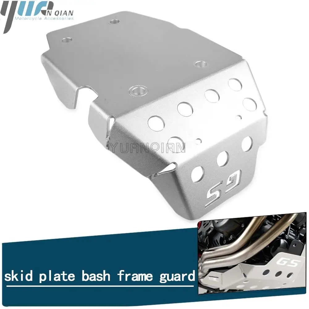 

Black Motorcycle Accessories Skid Plate Bash Frame Guard FOR BMW F650GS F700GS F800GS ADV F 650 700 800 GS Adventure All years