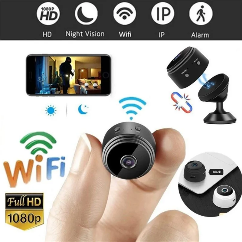 A9 1080P Wifi мини камера Домашняя безопасность P2P WiFi ночное видение беспроводная