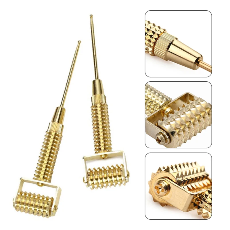 Массажер для лица акустика ушей зонд с иглой подтяжка пружинный ролик похудения