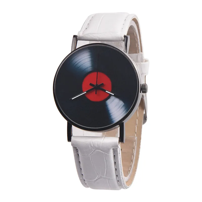 

Vinyl Record men's And women's Watches Casual Unisex Retro Design Band Analog Alloy Quartz Montre Femme Watch Mens Round Watch 7