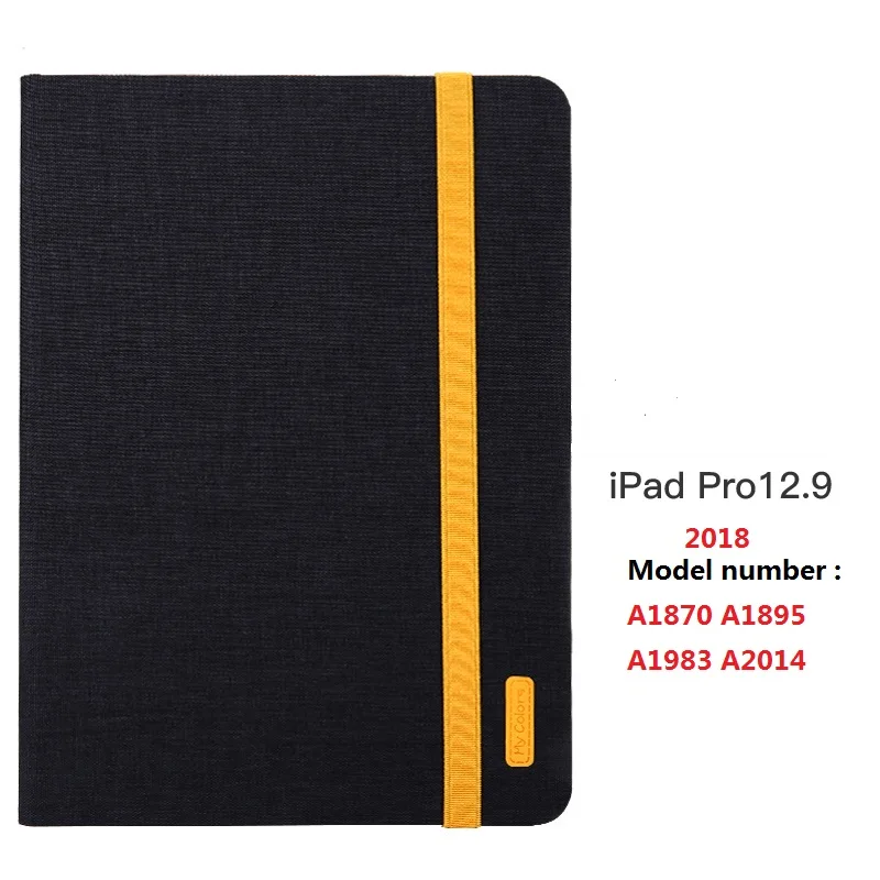 For iPad Pro 12.9 Высококачественный чехол для iPad pro 11, ударопрочный силиконовый чехол из искусственной кожи с подставкой и функцией автоматического сна для iPad pro 12,9, чехол s funda - Цвет: For iPad Pro 12.9