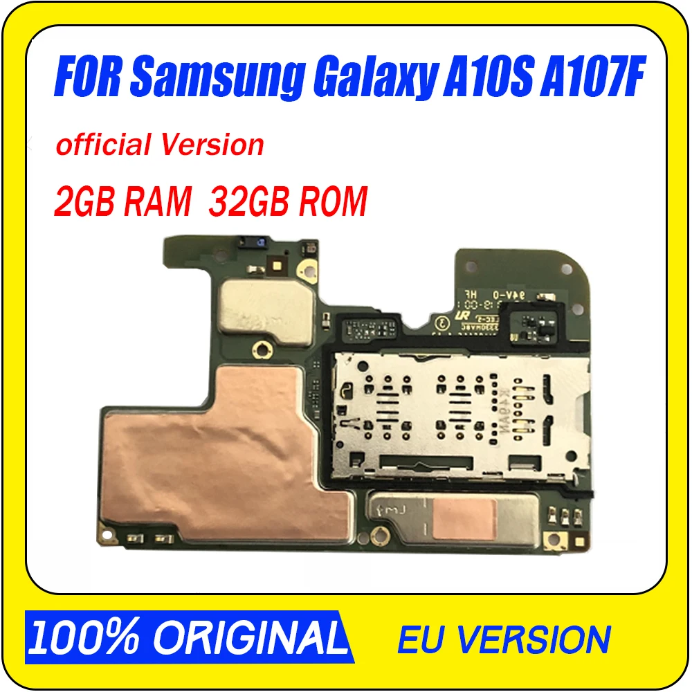Заводская разблокированная материнская плата для Samsung Galaxy A10S A107F 32 Гб