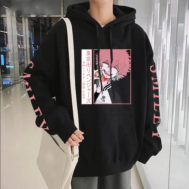 

Anime Tokyo Revengers Harajuku Hoodies Long Sleeve Unisex Streetwear Sweatshirts man Nahoya Kawata Print Cosplay Tops Winter