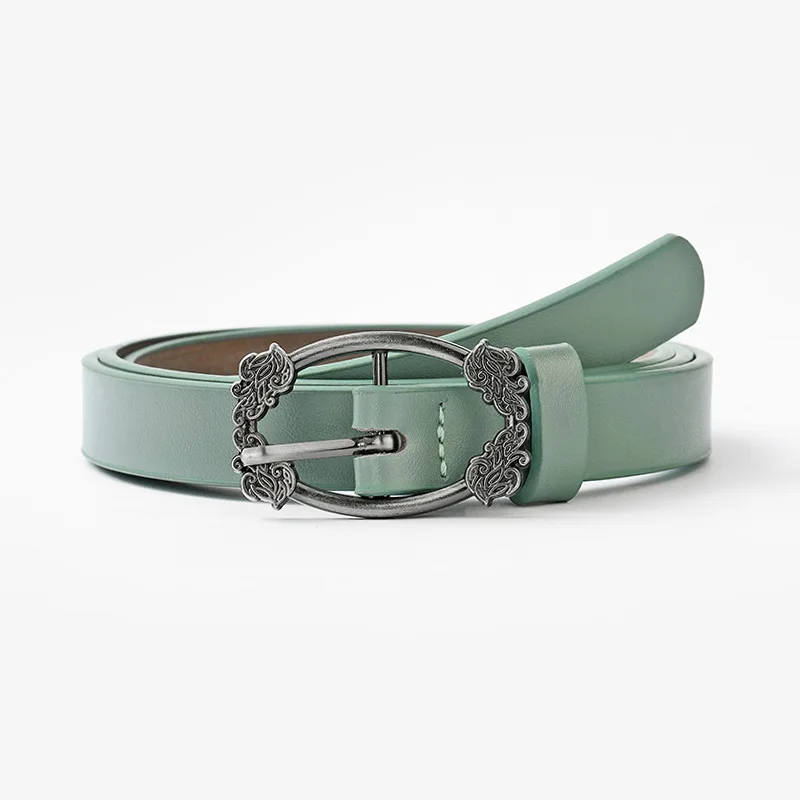 

Alloy Buckle Women Jeans Wild Belts Cute Adjustable High Waist Belt Skinny Ladies Female Pants Jeans Belt