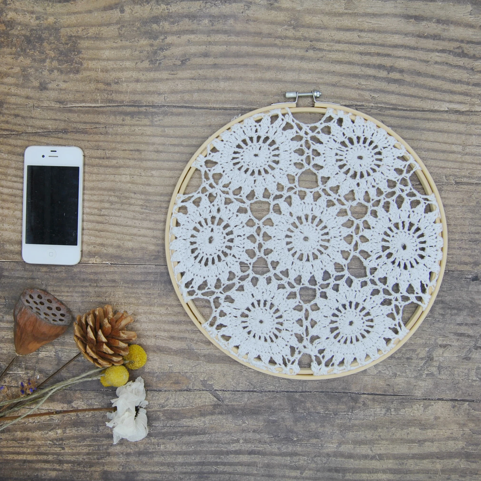 

Handmade Macrame Pendant Wedding Decoration Bohemian Tapestry LivingRoom Bedroom Wall Decoration Sweet Home No.B056 Diameter26cm