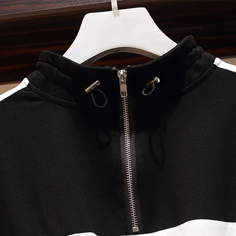 Женский Повседневный свитер спортивное платье осень 2020 выше размера d длинный