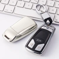 car key cover case tpu car styling key cover case for audi a4 b9 q5 q7 tt tts 8s 2016 2017 car keyless remote