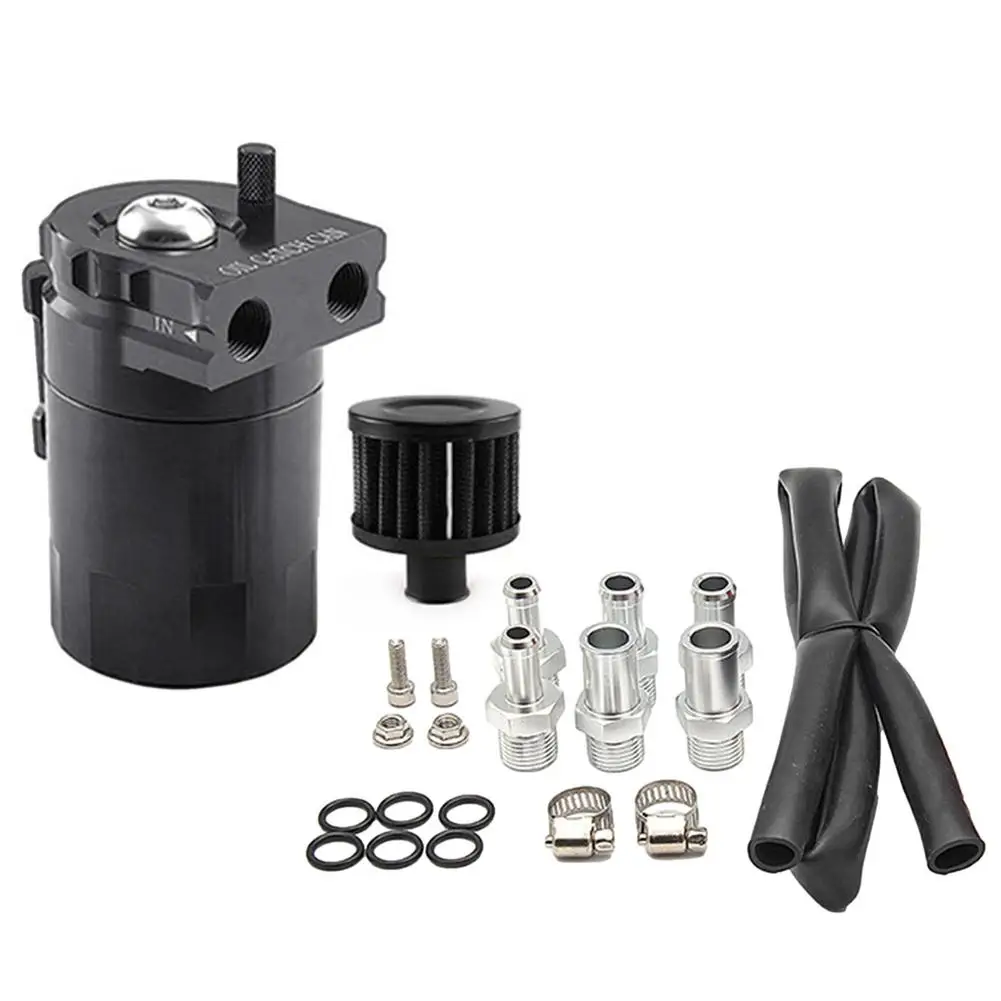 

Универсальный автомобильный масляный коллектор из алюминиевого сплава, маслоуловитель, баночка для масла, легкий автомобильный резервуар,...