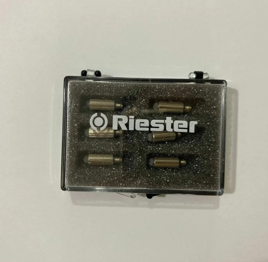 

1 шт. Оригинальная лампа Riester 21001821 21001820 2,7 в, без пружины