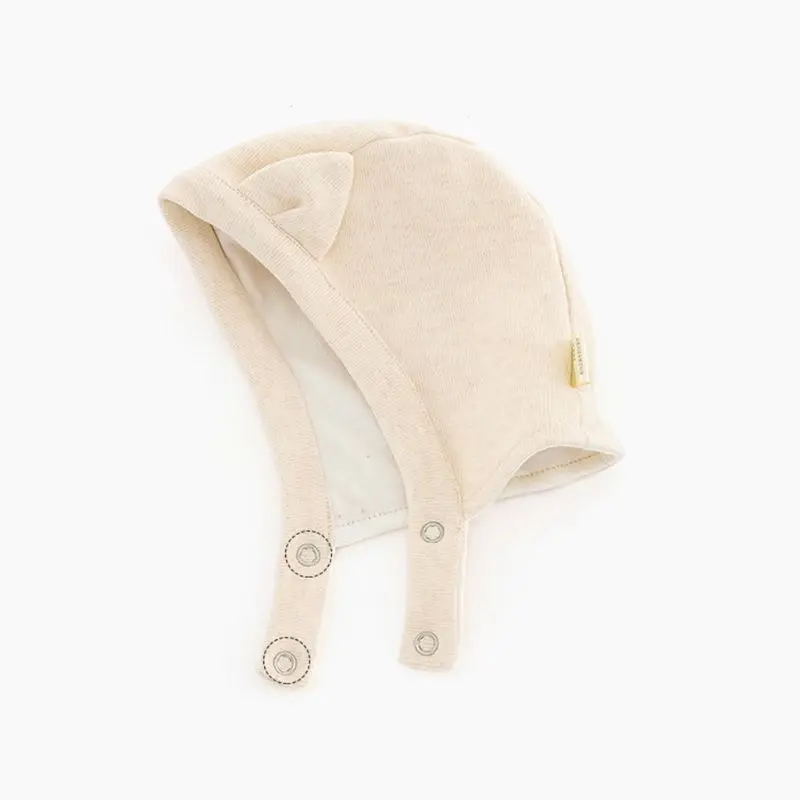 Новые хлопковые детские шапки перчатки комплект с футляром для новорожденных