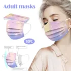 10 шт. одноразовые маски, рождественские маски Для взрослых, маскарадные аниме маски Для Хэллоуина, маски Для Лица, маскарадные маски