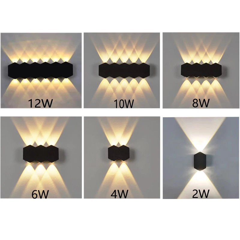 Светодиодный настенный светильник для помещений и улицы водонепроницаемый IP65