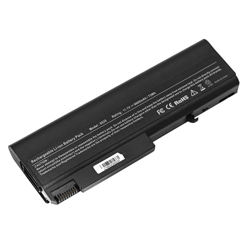 Аккумулятор 6600 мА · ч для ноутбука HP EliteBook 6930p 8440p 6535b ProBook 6450b 6555b 6550b 6440b 6445b 6540b 6545b