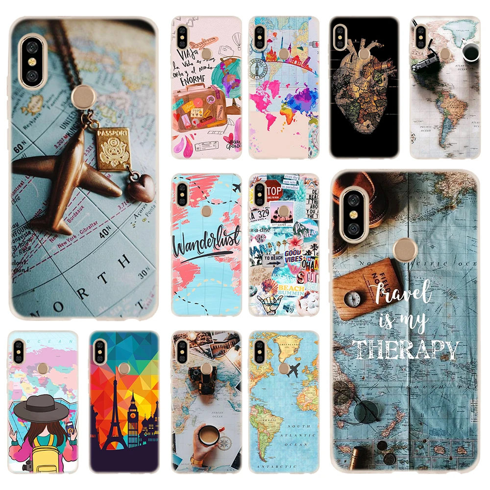 Мягкая термополиуретановая крышка чехол для Coque Xiaomi Redmi 4X 4A 6A 7a Y3 K20 5 Plus Note 8 iPhone 7 6