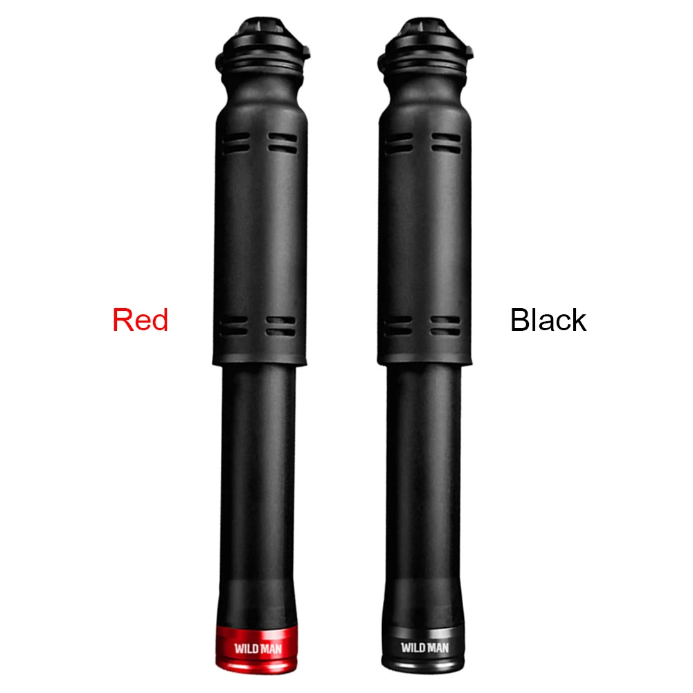 

WILD MAN Portable Bicycle Pump Cycling Hand Air Pump Ball Tire Inflator MTB Road Bike Tube Pump 110PSI Bicycle Pump