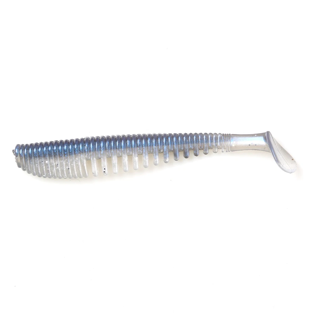 F JOHNCOO Awaruna Fishing Lures 8cm 2.8g Artificial Baits Wobblers Soft Lures Shad Carp Silicone Fishing Soft Baits With UV - Цвет: F