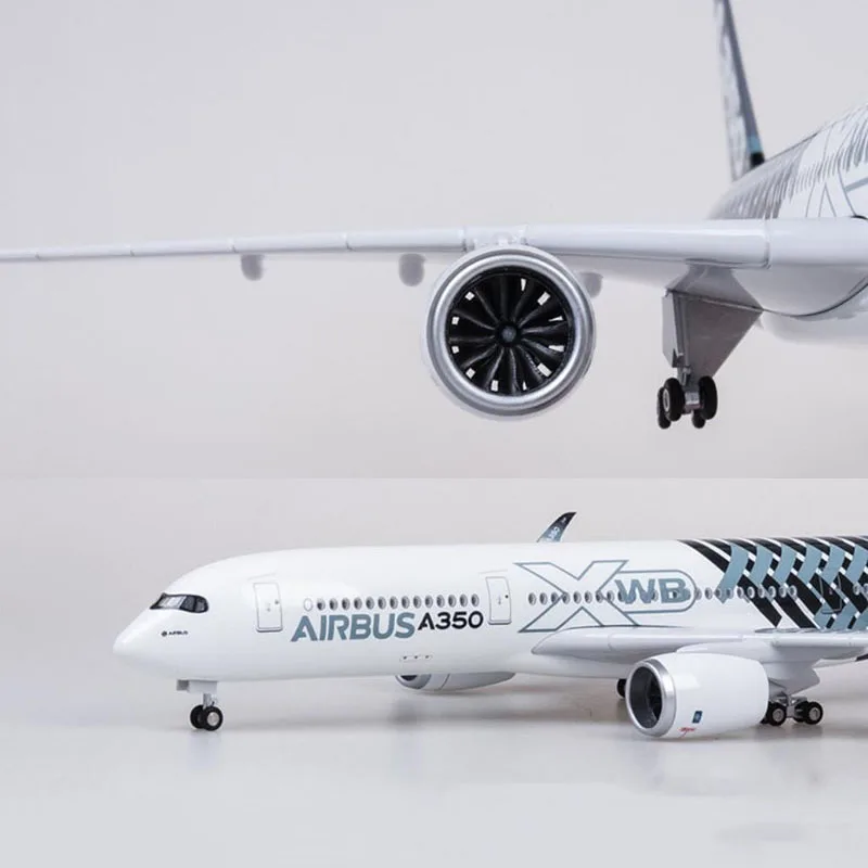 Модель самолета Airbus A350 47 см 1/142 масштаб литой пластик | Игрушки и хобби