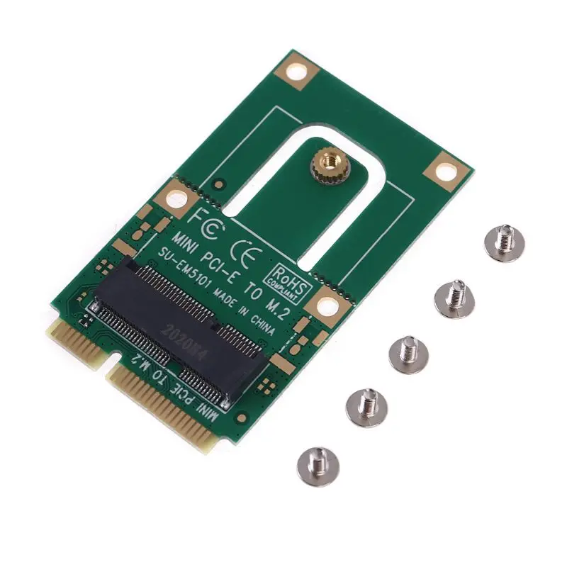 

Mini PCI-E to m2 Adapter Converter Expansion Card m2 Key E Interface for m2