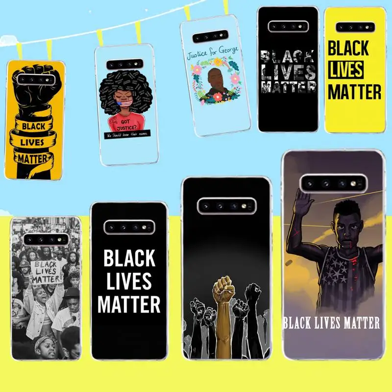 CUTEWANAN Black Lives Matter BLM Luxury Unique Design Phone Cover for Samsung S9 plus S5 S6 S7 edge S8 S10 | Мобильные телефоны и