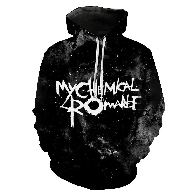 

My Chemical Romance Hoodies Punk Band 3D Print Hooded Sweatshirt Men Women Fashion Streetwear Hip Hop Hoodie Pullover Tops Coats