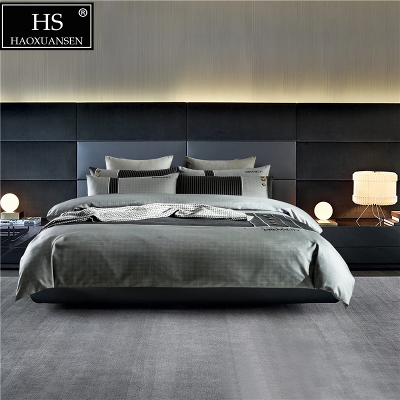Business Bedding Sets 4pieces Dream City Design Duvet Cover Bed Linen Bedrooms Bedsheet/fitted Sheet Pillow Covers