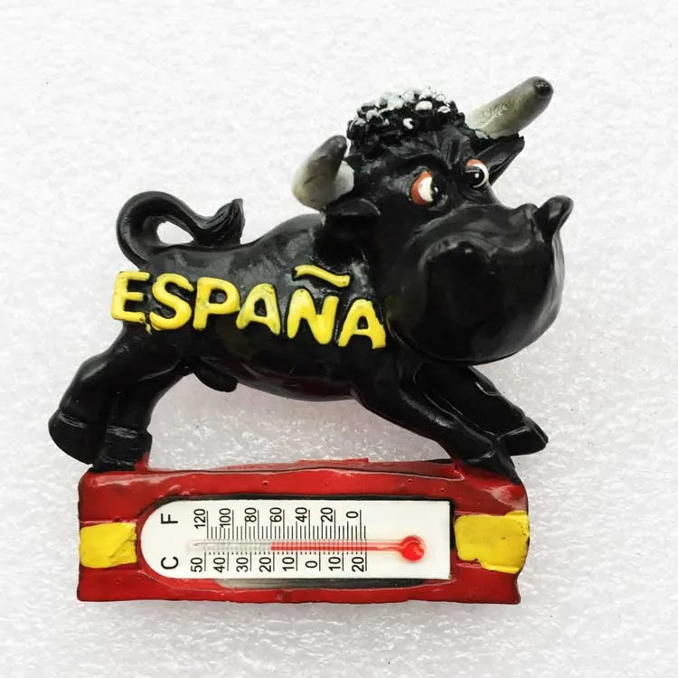 Ручная роспись Испания Pamplona коррида 3D магнит на холодильник туристические сувениры магнитные наклейки подарок - Цвет: 016