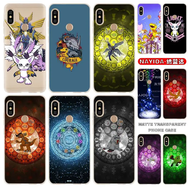 

Soft Silicone Case For Xiaomi Redmi Note 11 10 9 8 7 Pro Max 10s 9s 8t 4G 5Gr anime Digimon Fundas