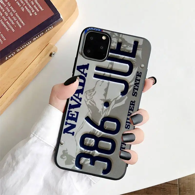 Чехол для телефона с номерным знаком Нью-Йорка iphone 13 8 7 6 6S Plus X 5S SE 2020 XR 11 12 pro XS MAX -