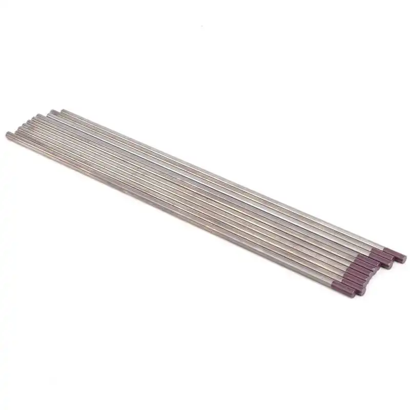 

Tungsten Electrodes 10pcs WES TIG Tungsten Electrode Purple Tip Welding Rod Soldering Consumable 0.13x6.9in Soldering Accessorie