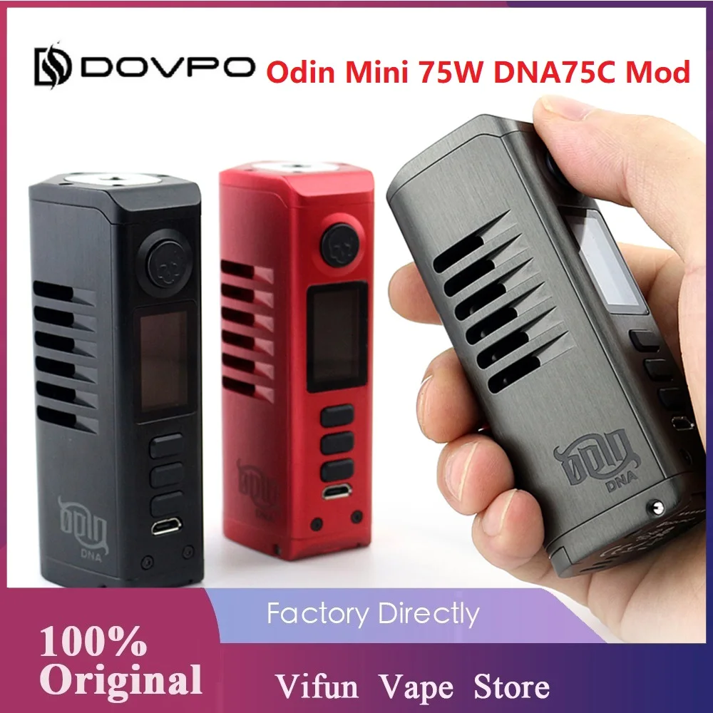 Оригинальный бокс мод Dovpo Odin Mini 75 Вт DNA75C TC с чипсетом и максимальной выходной