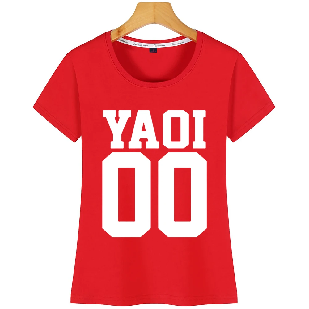 Женская футболка Yaoi в стиле аниме Bl короткая с забавными японскими играми