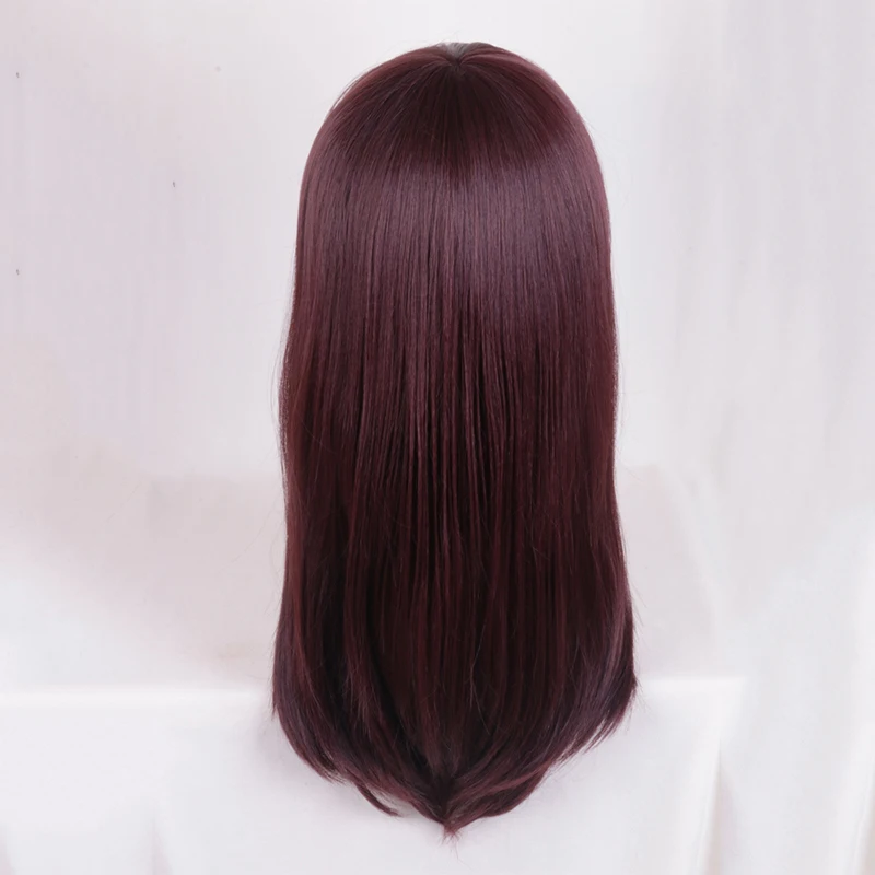 Парик для косплея Game OW DVA Женский термостойкий синтетический Хэллоуина вечерние