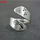 Кольцо из серебра 925 пробы с одуванчиком