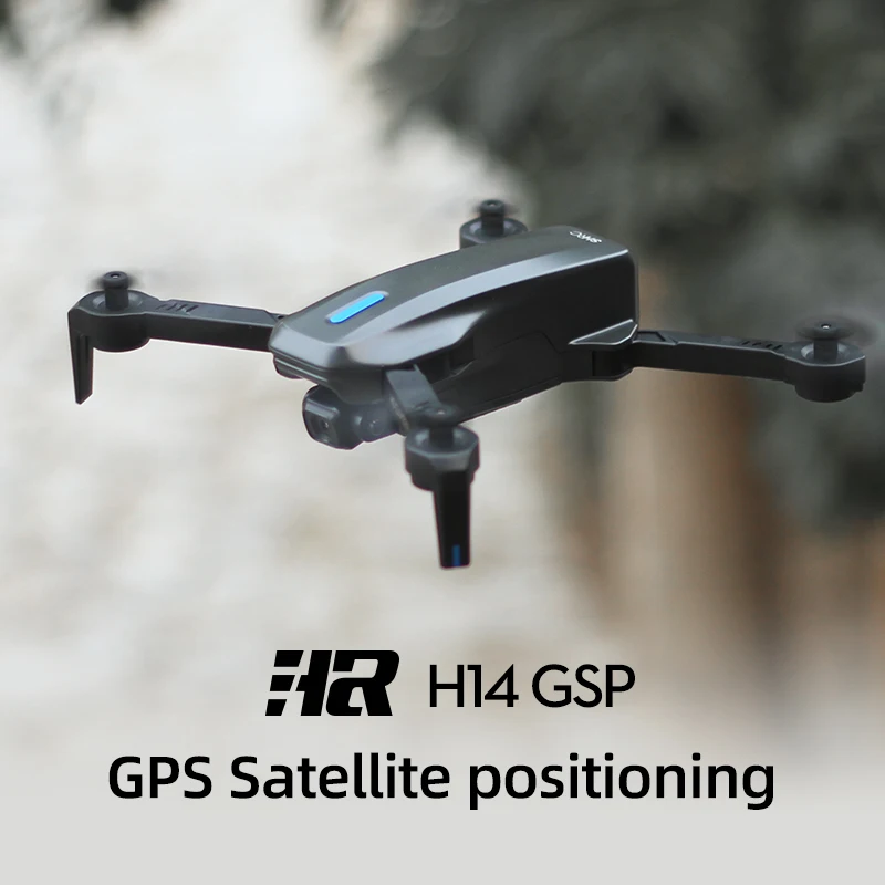 

New H14 drone 4K HD dual-lens professional camera 5G GPS WIFI FPV height maintain real-time propagation foldable RC Quadcopter