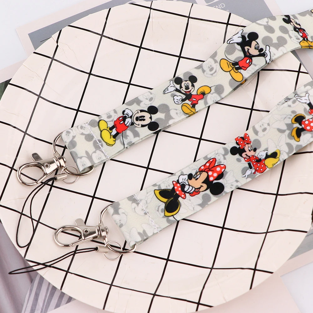 Брелок LB2104 Disney Микки Маус ремешки на шею для ключей удостоверения личности