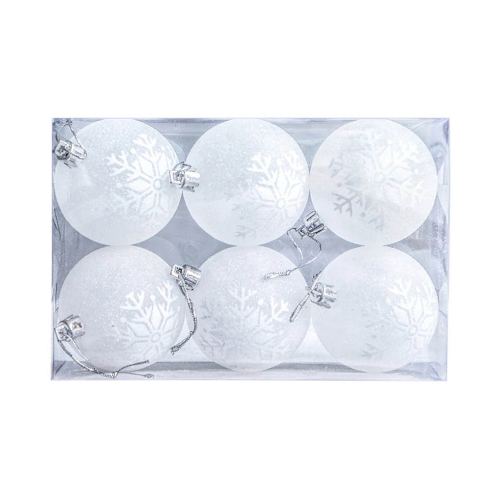 Окрашенный подвесной шар украшение для рождественской елки Небьющийся