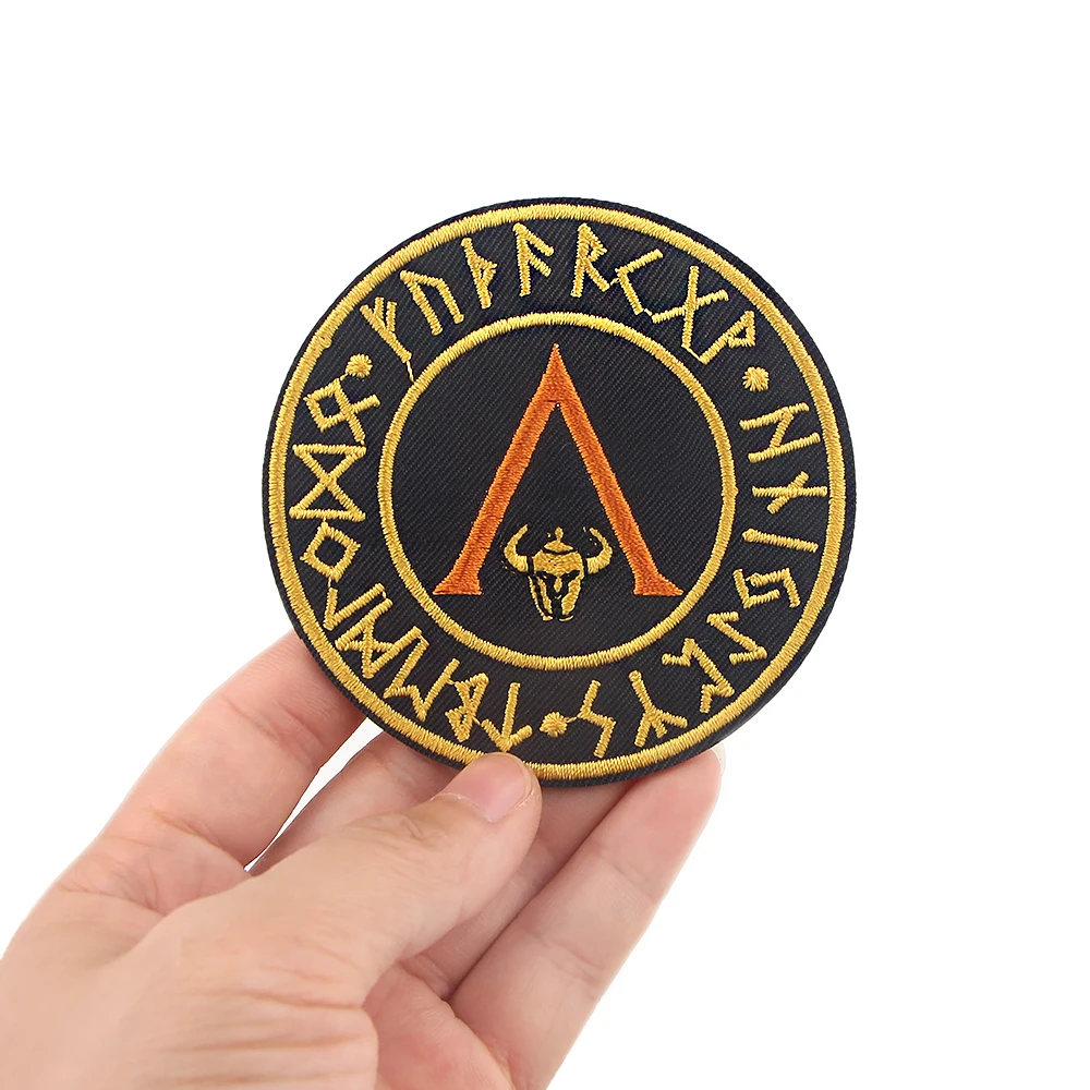 1 шт. патчи для одежды с вышивкой в виде викингов | Канцтовары офиса и дома
