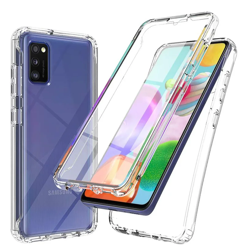 

Clear Full Cover For Samsung Galaxy A02S A12 A32 A42 A52 A71 A72 A21S A31 A41 A51 A71 S20 FE S21 Plus A30S A50 M31 A10 Soft Case