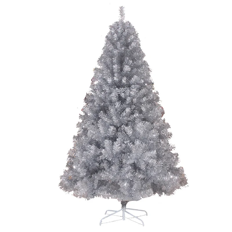 Креативная искусственная Серебряная Рождественская елка шифрование аксессуары