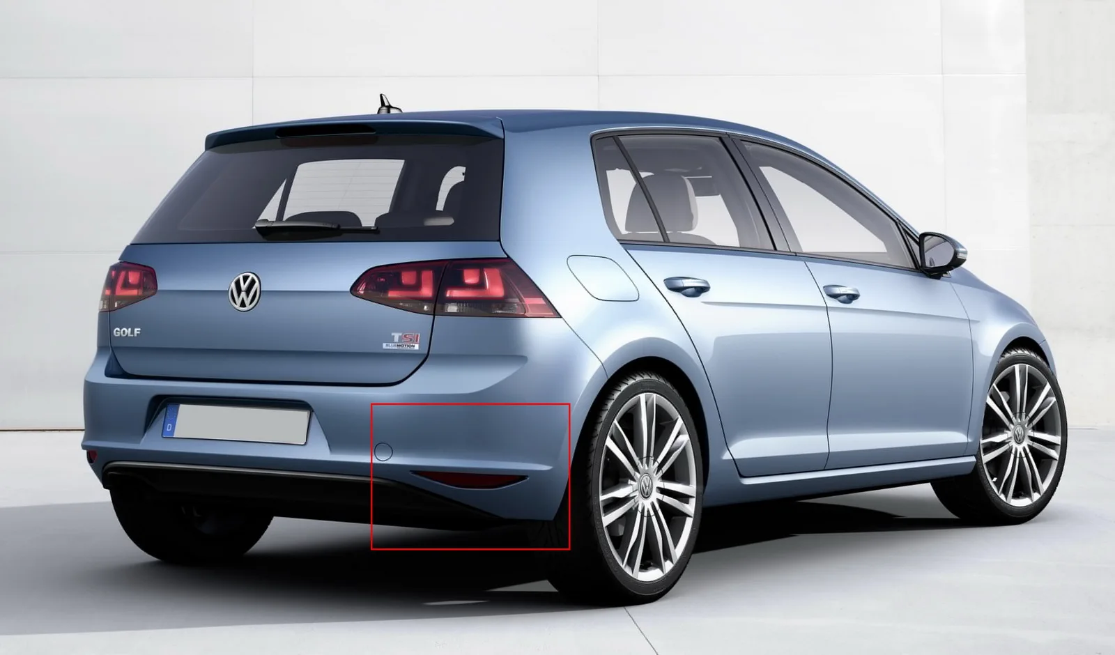 Правый отражатель заднего бампера для VW Golf MK7 2012-2016 5G0945106 |