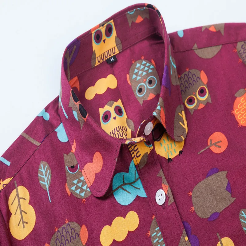 Модная весенне Летняя женская блузка больших размеров хлопковый с цветочным