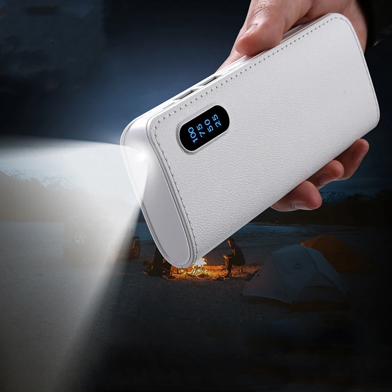 Power bank10000 мАч Внешний аккумулятор повербанк 2USB светодиодный Carregador портативный мобильный телефон зарядное устройство для samsung Iphone XS