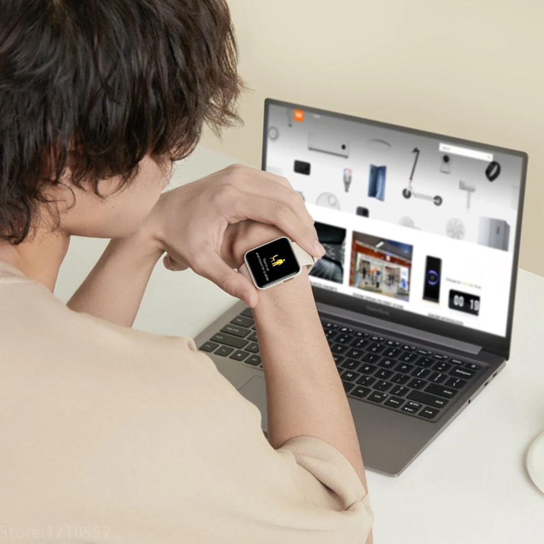 Глобальная версия Xiaomi Mi Watch Lite 2021 &quotTFT LCD сенсорный экран GPS фитнес-трекер с